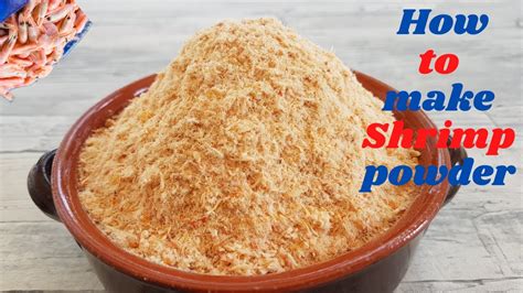 How To Make Shrimp Powder - YouTube