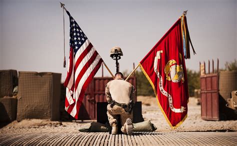 The Flag of the United States Marine Corps