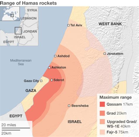 Israel-Gaza violence in maps - BBC News