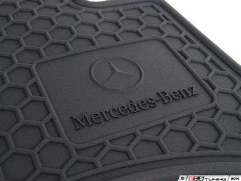 Mercedes benz rubber floor mats logo