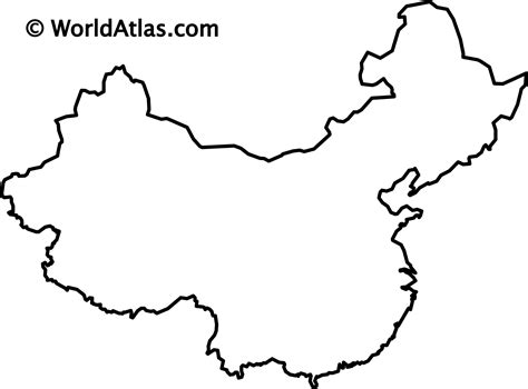 China Outline Map