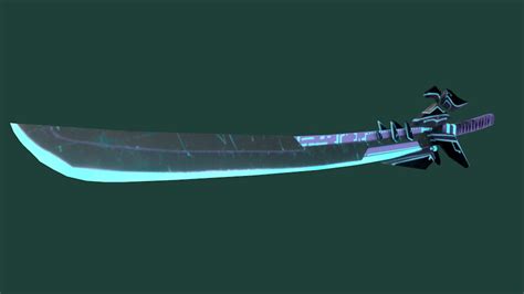 Models by AT - Futuristic Sci-Fi Samurai Blade (3D Model based on ...