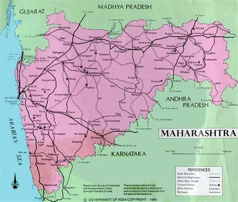 Maharashtra Map - MapSof.net