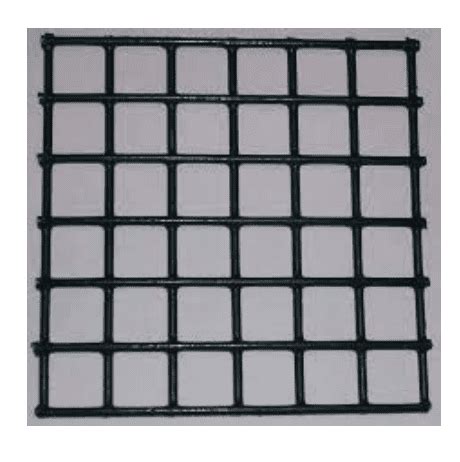 1” x 1” Black Plastic-Coated 12 Gauge Wire Mesh Panel - Tekno