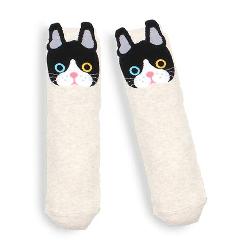 Cat Paw Paw kittenester Pastel Crew Socks (5 pairs) CO15 – intypesocks