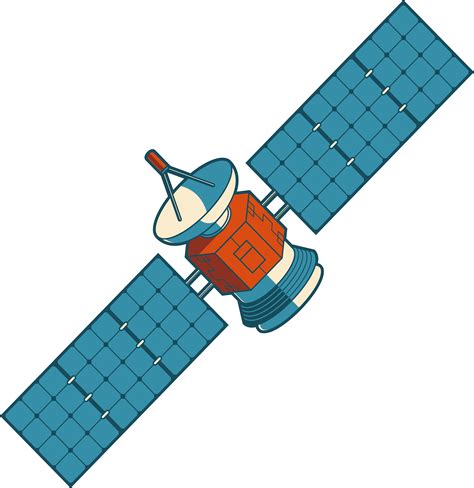 Satellite PNG transparent image download, size: 3144x3237px