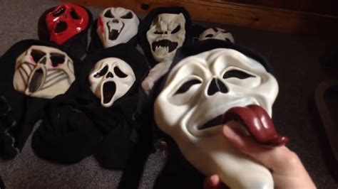 My Ghostface Mask Collection as of 2/14/15 - YouTube