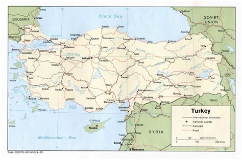 Turkey Map - Free Printable Maps