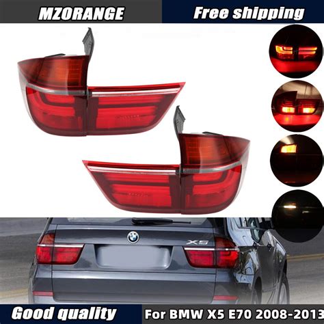 1 Pair Rear Tail Light For Bmw X5 E70 2008-2013 Rear Turn Signal Light ...