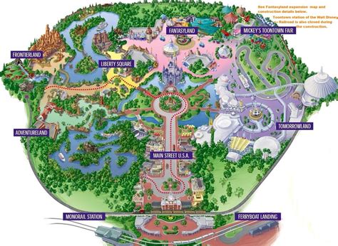 Magic Kingdom map www.mickeytravels.com | Magic Kingdom | Pinterest