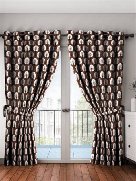 Bombay Dyeing 214 cm (7 ft) Polyester Door Curtain (Pack Of 2) - OMGTricks