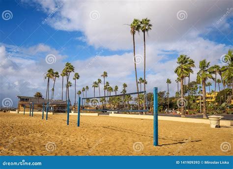 Beach Volleyball Nets on the Corona Del Mar State Beach Near Los ...