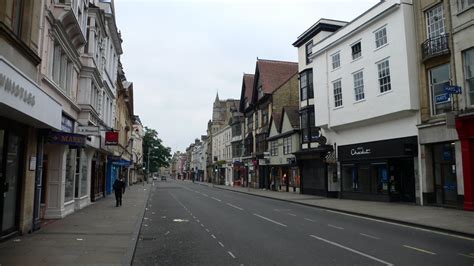 Oxford Daily Photo: Empty High Street Oxford