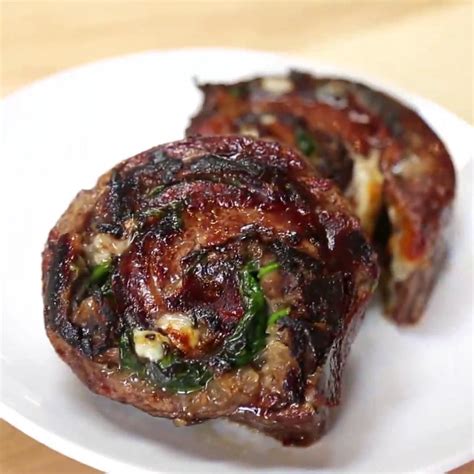 Veggie Stuffed Steak Roll Recipe by Tasty