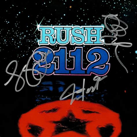 RUSH 2112 LP Cover Limited Signature Edition Studio Licensed Custom Fr ...