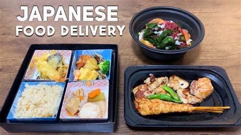 Japanese Food Delivery for an Entire Day - YouTube