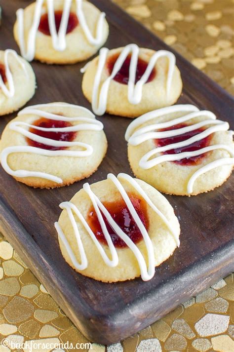 Cornmeal Thumbprint Sugar Cookies with Strawberry Jalapeño Jam - Back ...