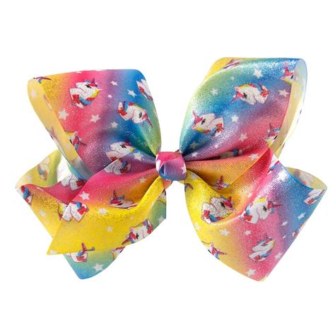 David accessories 1piece JoJo Siwa unicorn Large Hair Bows Hair Clip ...