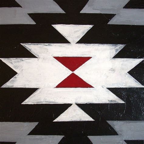 Navajo rug blanket painting