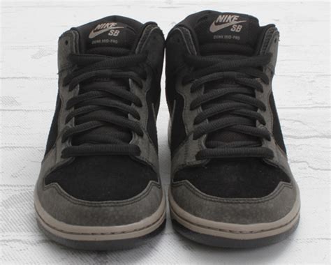 Nike SB Dunk Mid - Black - Iron - White | Available - SneakerNews.com