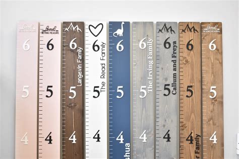 The Growing Tree Wooden Growth Chart for Kids | Wood Height Chart ...