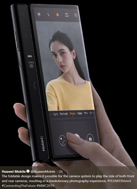 Huawei Folding Phone Has No Dedicated Selfie Camera - F4News