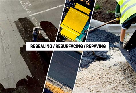 Costs and Differences of Asphalt Parking Lot Resealing, Resurfacing and ...