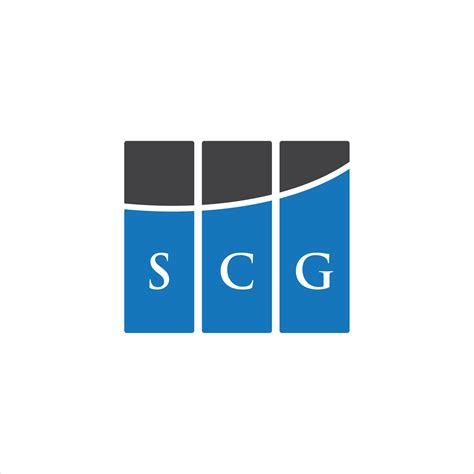 SCG letter logo design on white background. SCG creative initials ...