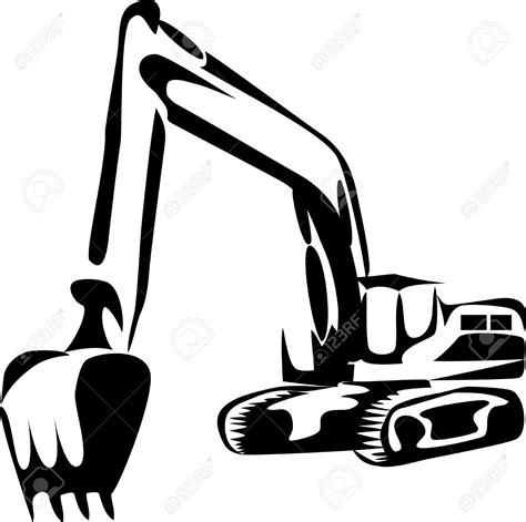 Backhoe Vector at GetDrawings | Free download