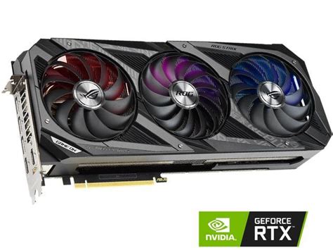 ASUS ROG Strix GeForce RTX 3080 V2 OC Edition 10GB GDDR6X PCI Express 4 ...