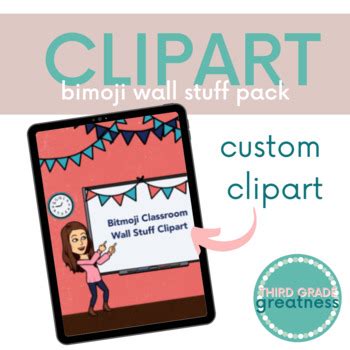 Classroom bitmoji clipart | TPT