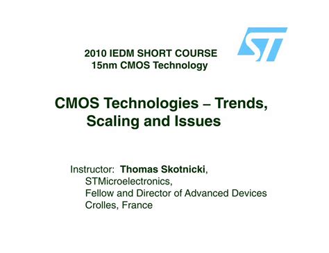 (PDF) CMOS Technologies – Trends, Scaling and Issues - DOKUMEN.TIPS