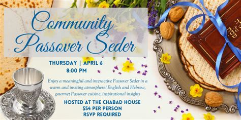 Pesach Seder RSVP - JewishPeabody.com