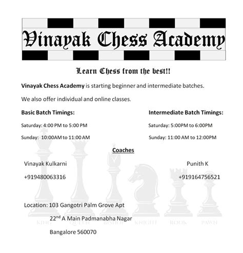 Vinayak Chess Academy