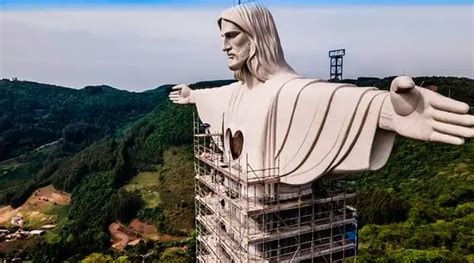 Brazil Completing Statue of Jesus Larger Than Christ the Redeemer ...