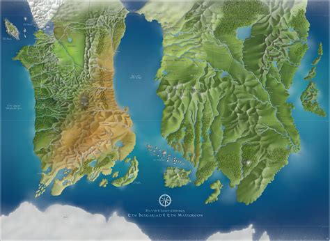 Belgariad and Malloreon Map by Crooty on DeviantArt