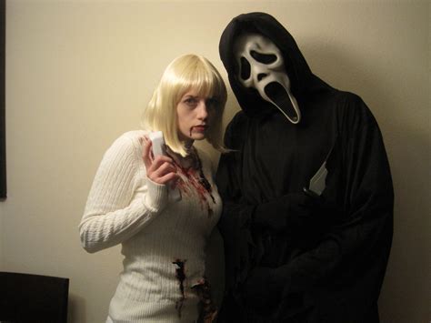 our costume inspiration: Casey Becker and Ghostface from SCREAM ...