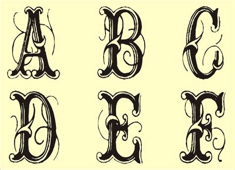 13 Printable Fancy Letter Fonts Images - Fancy Alphabet Letter - Free ...