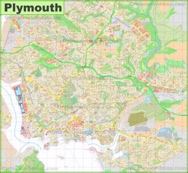 Plymouth Maps | UK | Discover Plymouth with Detailed Maps