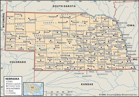 Nebraska County Maps: Interactive History & Complete List