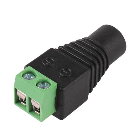 12V DC Power Jack Connector Female Cable Adapter Plug for LED Light-in ...