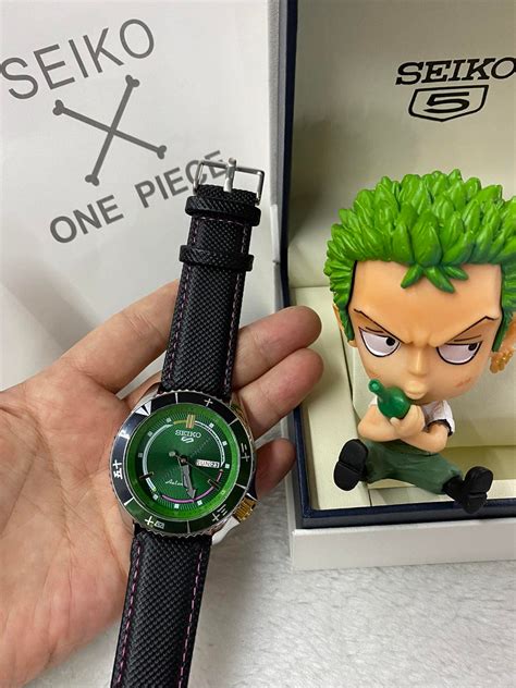 Limited Edition Seiko 5 Watch One Piece Roronoa Zoro Special Edition ...