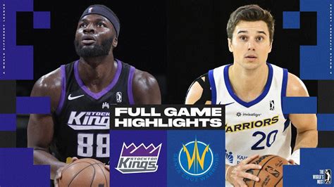 Santa Cruz Warriors vs. Stockton Kings - Game Highlights - YouTube