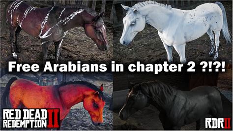 Rdr2 where to find black arabian horse