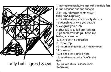 tally hall - good & evil : r/albumsinanutshell