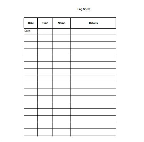 Stress Log Template | 11+ Free Printable Word, Excel & PDF Samples ...