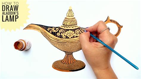 Aladdin Lamp Drawing For Kids - pic-cafe