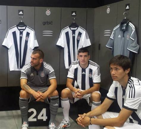 New Partizan Belgrade Kits 14-15- Adidas FK Partizan Jerseys 2014/15 ...