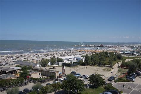 View of Milano Marittima Beach Editorial Photography - Image of ...