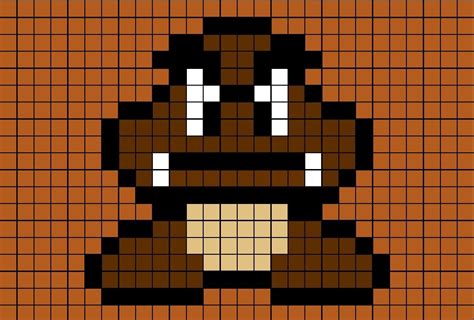 Goomba Pixel Art | Pixel art, Pixel art games, Pixel